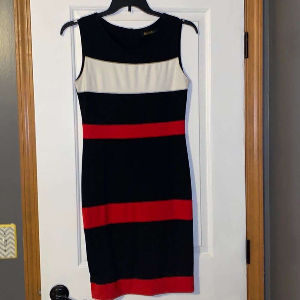Colorblock dress.
